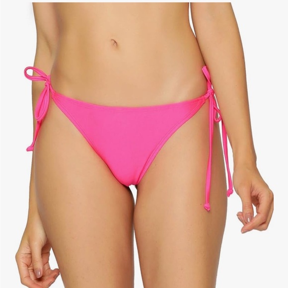 Other - New Pink Tie-Side Bikini Bottom